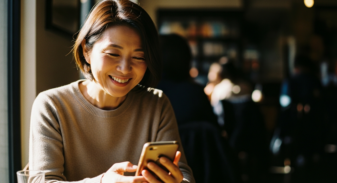 マッチングアプリ 50代 既婚者の『50代既婚者におすすめのマッチングアプリ5選』を示すイメージ