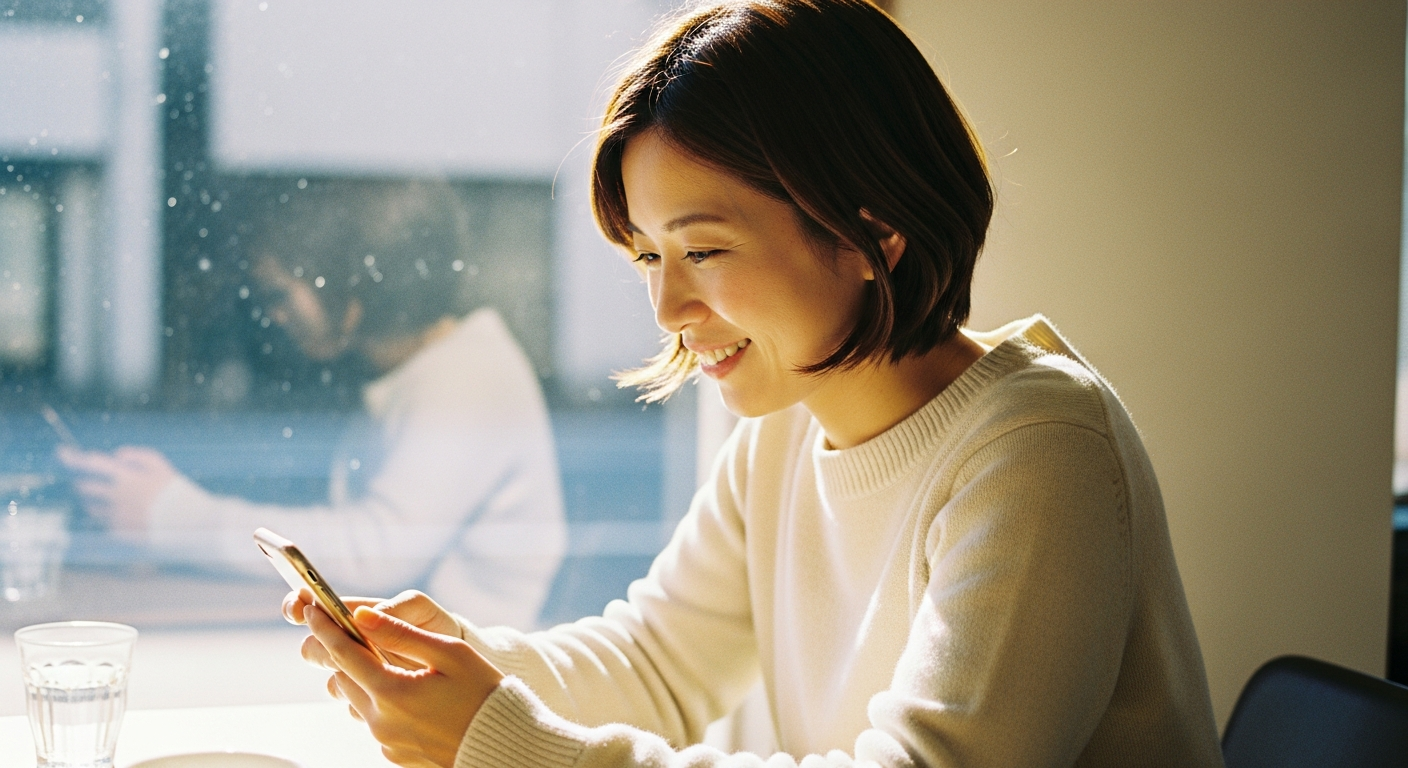 マッチングアプリ 既婚者 女性の『既婚女性向け、マッチングアプリの選び方4つのポイント』を示すイメージ