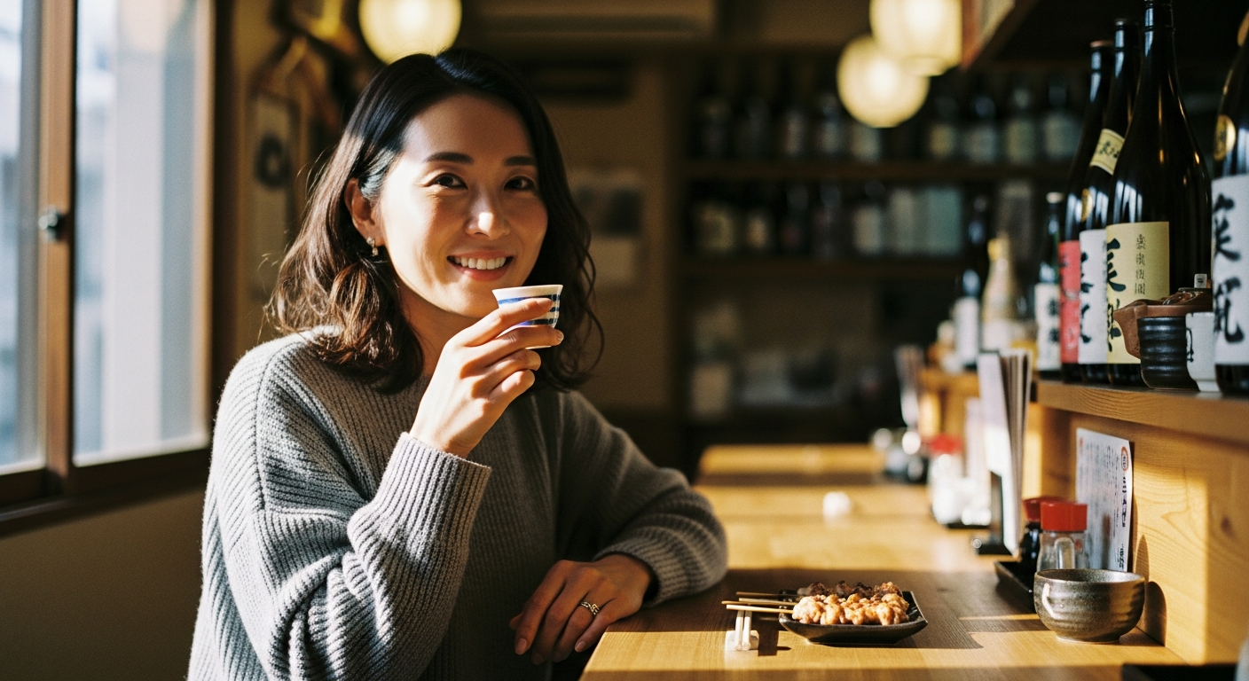 既婚者 飲み会 一人参加の『既婚者が飲み会に一人参加する5つのメリット』を示すイメージ