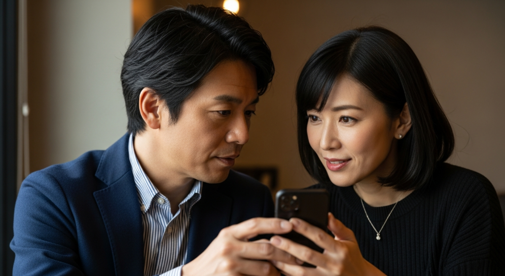 既婚者同士のマッチングアプリの解説イメージ