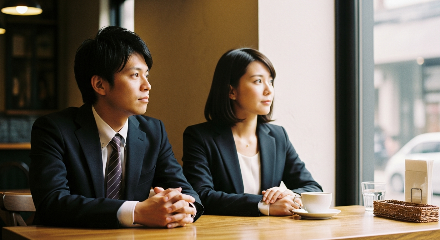 好きな気持ちを抑える 既婚者同士の『好きな気持ちを抑える既婚者同士に見られる行動パターン』を示すイメージ