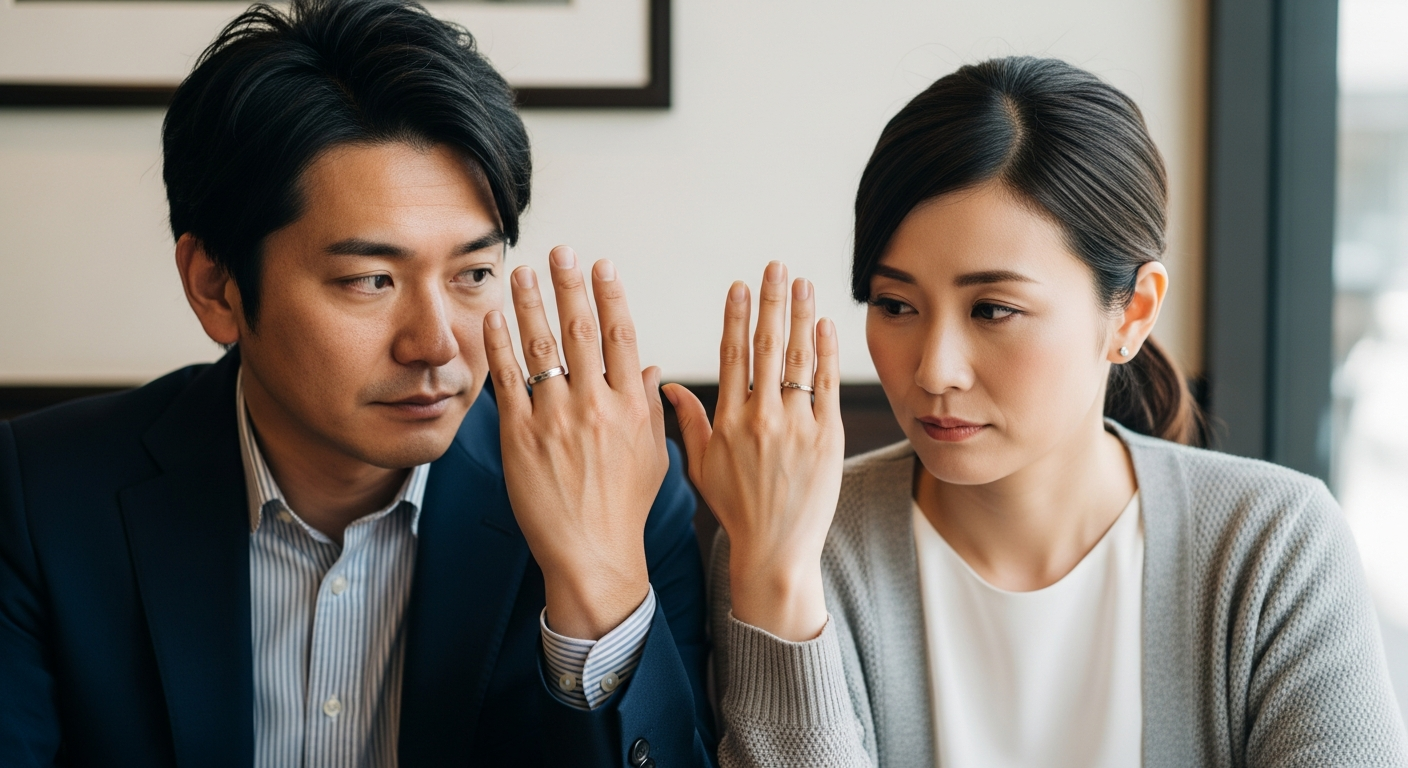 好きな気持ちを抑える 既婚者同士の解説イメージ