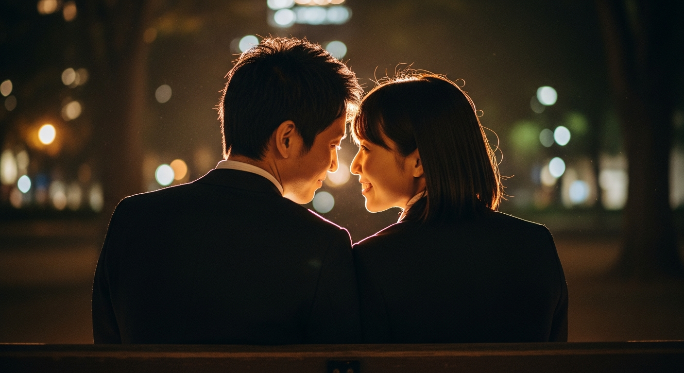 既婚者同士 キスの『既婚者同士でキスをしてしまう5つのシチュエーションと心理』を示すイメージ