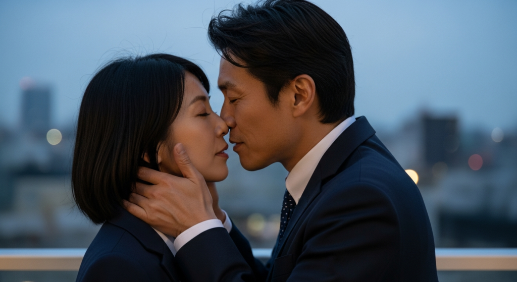 既婚者同士 キスの解説イメージ