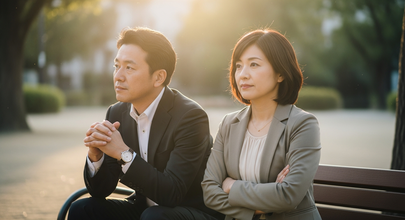 ツインレイ 既婚者同士の『どうしてこんなに苦しいのか』を示すイメージ