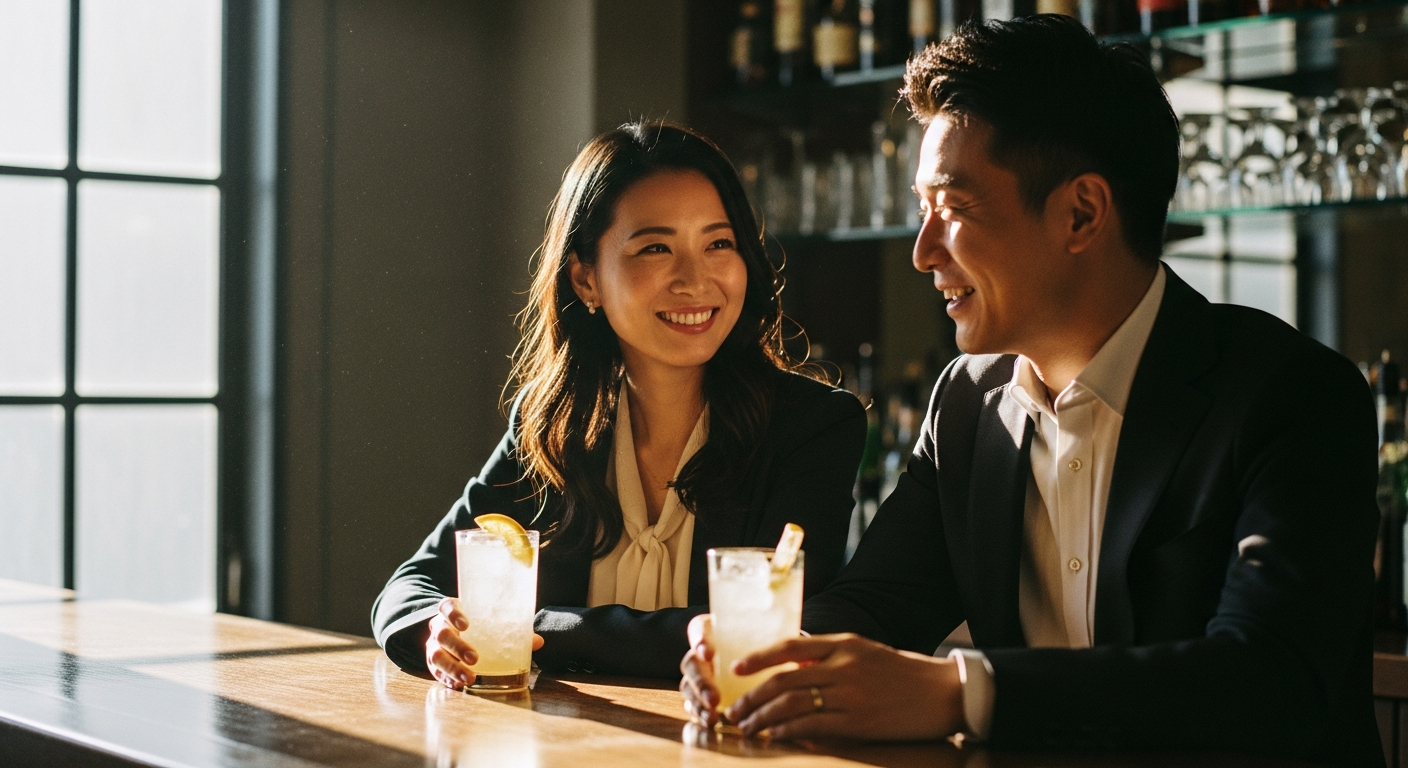 既婚者同士 サシ飲みの『既婚者同士のサシ飲みが許される境界線とは』を示すイメージ