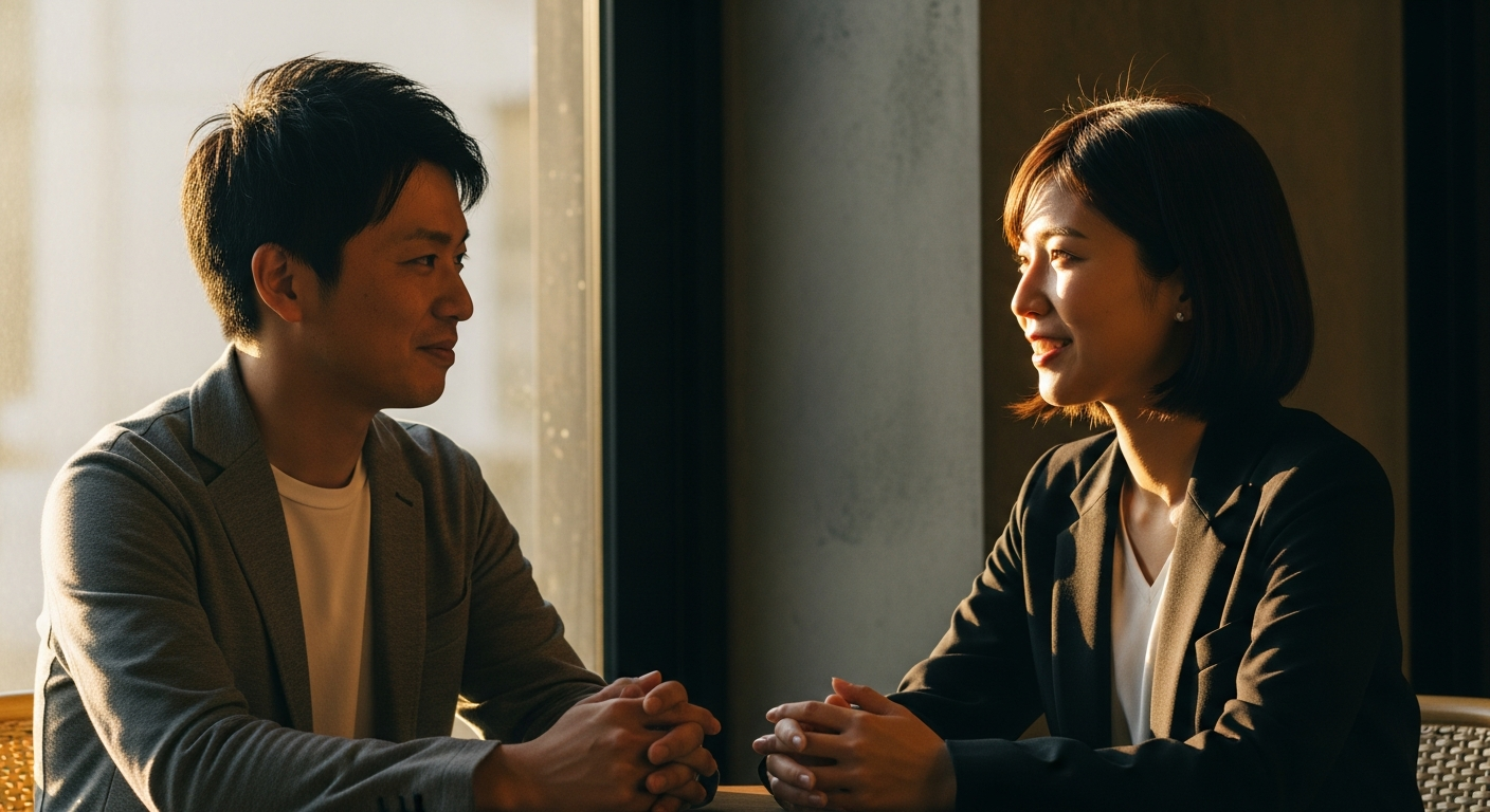 既婚者同士 片思いの『既婚者同士の片思い、相手の気持ちを知る脈ありサイン』を示すイメージ