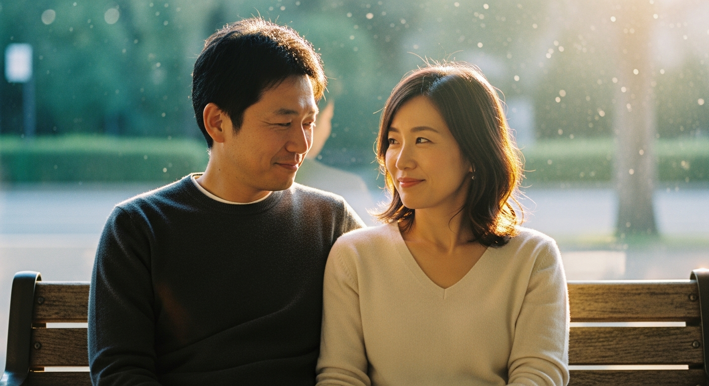 既婚者同士 愛してるの『既婚者同士で「愛してる」と感じる瞬間とは?』を示すイメージ