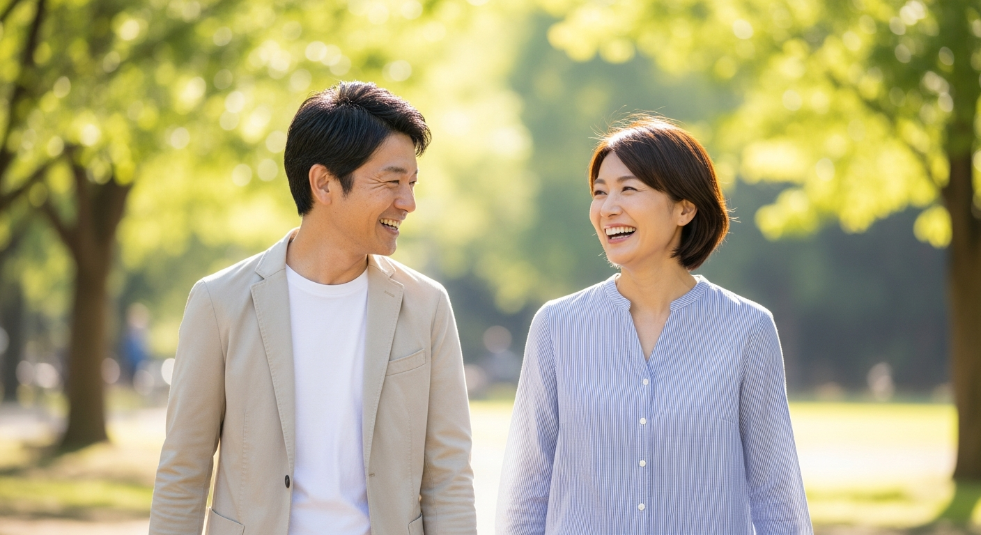 既婚者同士 仲良しの解説イメージ