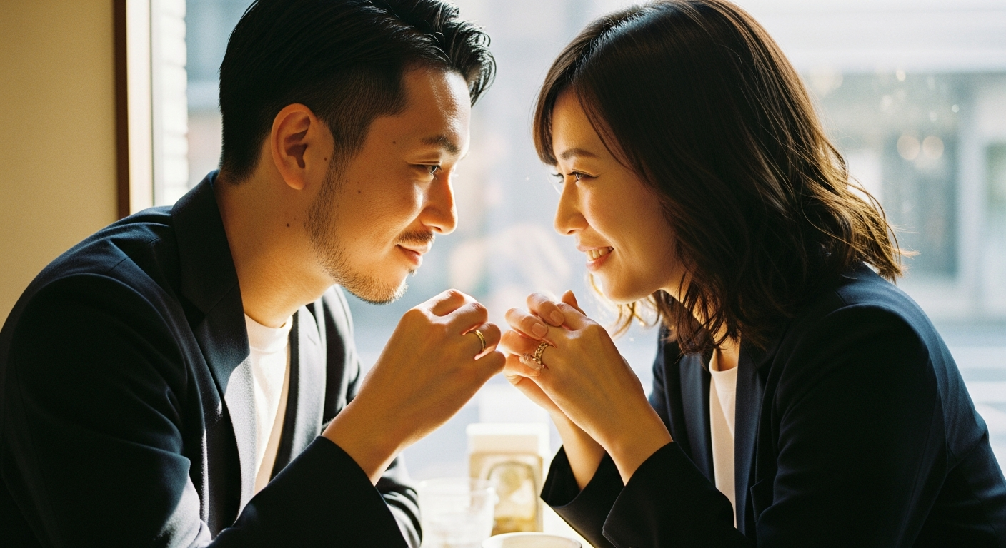 既婚者同士 脈ありの『【行動編】既婚者同士の脈ありサイン5選』を示すイメージ