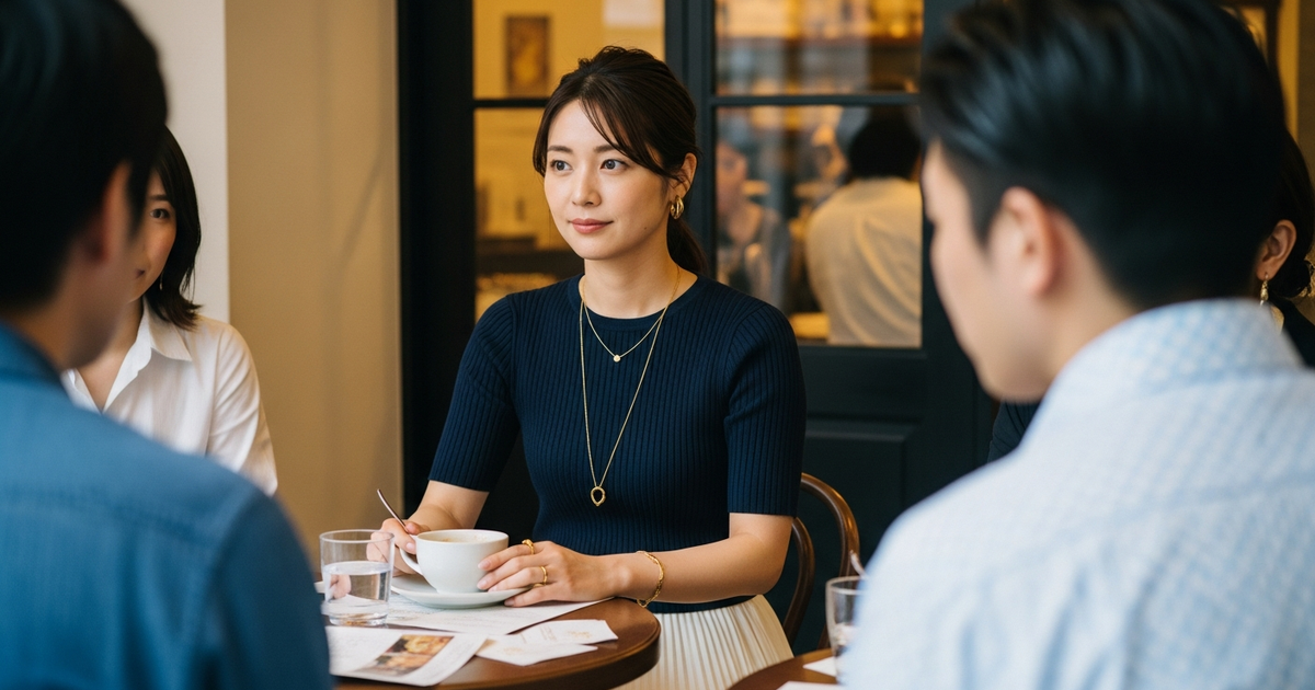 既婚者同士の食事が「透明性のある関係」に変わる伝え方