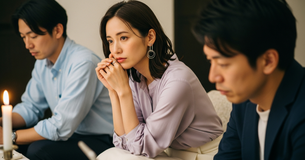 既婚者同士の別れが辛いの解説イメージ