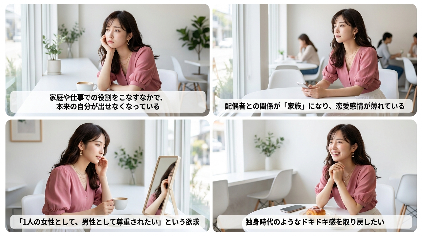 日常からの解放とドキドキ感を求めて