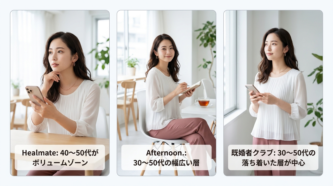 40代・50代で同年代の相手を探したいなら