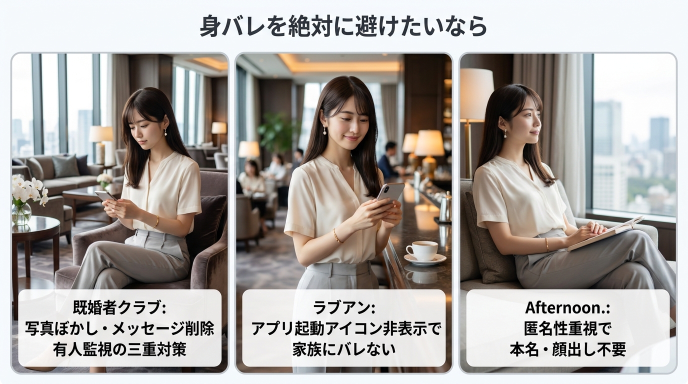 身バレを絶対に避けたいなら