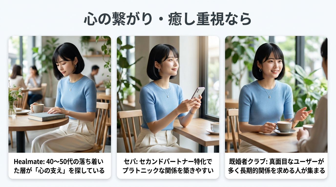 心の繋がり・癒し重視なら