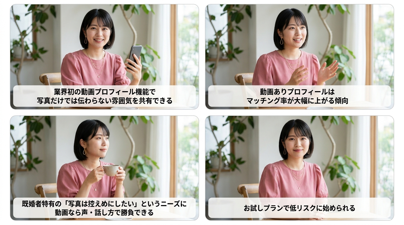 動画プロフィールで雰囲気が伝わる仕組み